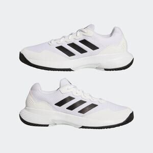 adidas Game Court 2.0 Tennis Pickleball Shoes Sneakers White Navy Size 12 HQ8809